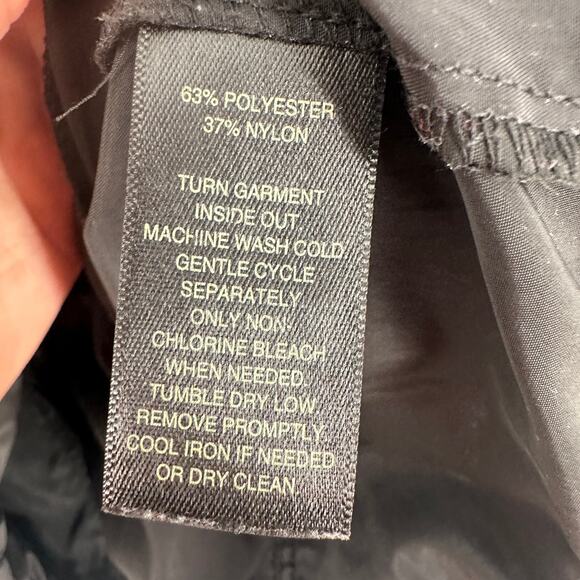 WHITE HOUSE BLACK MARKET Black Anorak Windbreaker Zipper Jacket // 6 - Picture 5 of 8